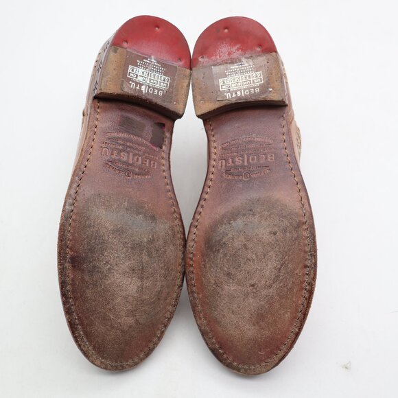 Bed Stu Barkley Women's US Size 6.5 Booties Ankle Boots Brown Distressed Leather - Picture 7 of 11